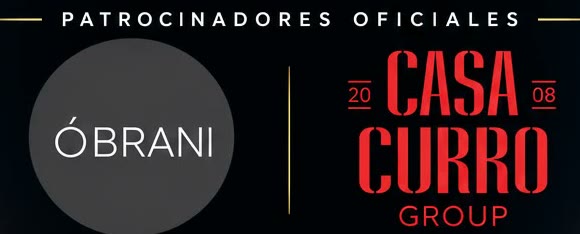 Patrocinadores oficiales: Óbrani y Casa Curro Group